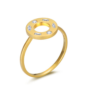 Open image in slideshow, &quot;Clique&quot; Multi-Shaped Diamond Ring Matte Finished
