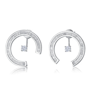 Open image in slideshow, &quot;Core&quot; Diamond Earrings
