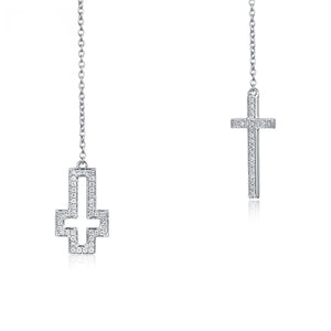 "Cross" Spiritual Diamond Necklace