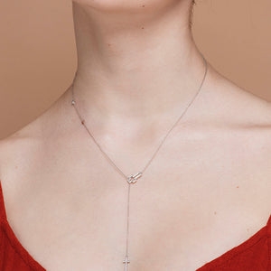 "Cross" Spiritual Diamond Necklace